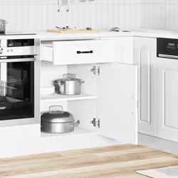 vidaXL Oven CabinetsÂ Kitchen Cabinet Oven Unit 2 pcs Lucca Engineered Wood - kitchen base cabinet 50 cm