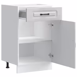 vidaXL Kitchen Base Cabinet Kalmar Concrete Grey Engineered Wood - Additional view 4