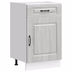 vidaXL Kitchen Base Cabinet Kalmar Grey Sonoma Engineered Wood