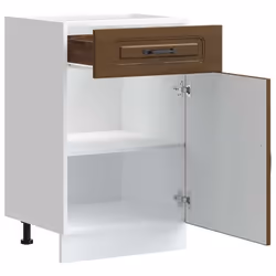vidaXL Kitchen Base Cabinet Kalmar Brown Oak Engineered Wood sink base cabinet - Additional view 4