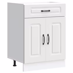 60 cm) vidaXL Oven CabinetsÂ Kitchen Cabinet Oven Unit 2 pcs Lucca Engineered Wood - kitchen base cabinet (2 doors 1 drawer