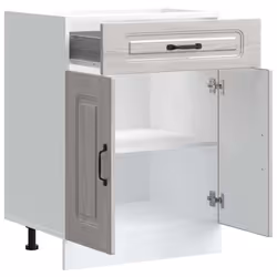 vidaXL Kitchen Base Cabinet Kalmar Grey Sonoma Engineered Wood - Additional view 4