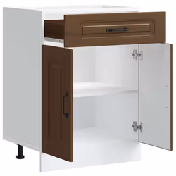 vidaXL Kitchen Base Cabinet Kalmar Brown Oak Engineered Wood sink base cabinet - Additional view 4
