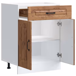 vidaXL Kitchen Base Cabinet Kalmar Old Wood Engineered Wood sink base cabinet - Additional view 4