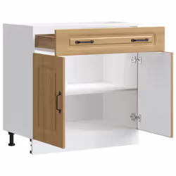 vidaXL Kitchen Base Cabinet Kalmar Artisan Oak Engineered Wood - Additional view 4