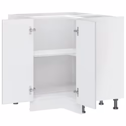 vidaXL Kitchen Corner Base Cabinet Kalmar Concrete Grey Engineered Wood - Additional view 5