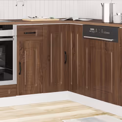 vidaXL Kitchen Corner Base Cabinet Kalmar Brown Oak Engineered Wood