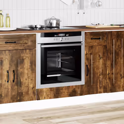 vidaXL Oven Cabinet Kalmar Smoked Oak Engineered Wood oven unit