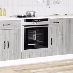 vidaXL Oven Cabinet Kalmar Grey Sonoma Engineered Wood oven unit