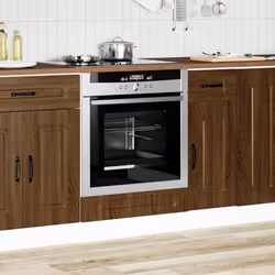 vidaXL Oven Cabinet Kalmar Brown Oak Engineered Wood oven unit