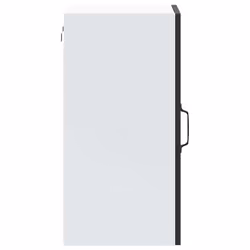 vidaXL Kitchen Wall Cabinet with Glass Door Kalmar Black Engineered Wood - Additional view 6