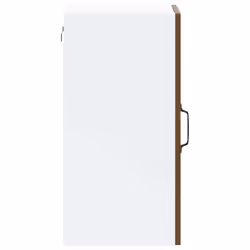 vidaXL Kitchen Wall Cabinet with Glass Door Kalmar Brown Oak Engineered Wood - Additional view 6