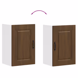vidaXL Kitchen Wall Cabinet Kalmar Brown Oak Engineered Wood kitchen wall unit - Additional view 8