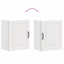 vidaXL Oven CabinetsÂ Kitchen Cabinet Oven Unit 2 pcs Lucca Engineered Wood - wall cabinet 50 cm - Additional view 8