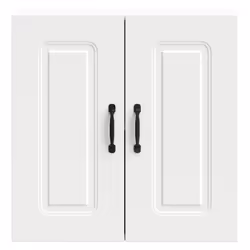 60 cm) vidaXL Oven CabinetsÂ Kitchen Cabinet Oven Unit 2 pcs Lucca Engineered Wood - wall cabinet (2 doors - Additional view 4