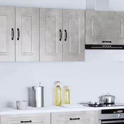 vidaXL Kitchen Wall Cabinet Kalmar Concrete Grey Engineered Wood - Additional view 2