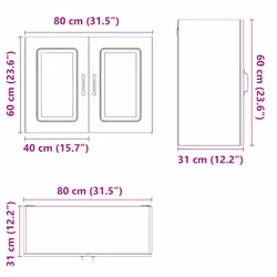 VidaXL 853588 kitchen/dining storage cabinet