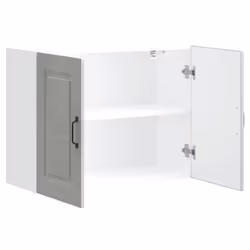 vidaXL Kitchen Wall Cabinet Kalmar Concrete Grey Engineered Wood - Additional view 4