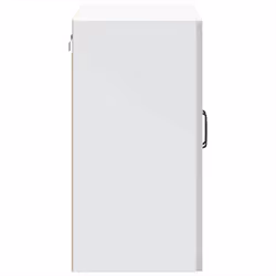 vidaXL Kitchen Wall Cabinet with Glass Door Kalmar Concrete Grey Engineered Wood - Additional view 7