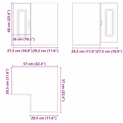 VidaXL 853622 kitchen/dining storage cabinet