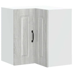vidaXL Kitchen Wall Corner Cabinet Kalmar Grey Sonoma Engineered Wood