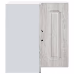 vidaXL Kitchen Wall Corner Cabinet Kalmar Grey Sonoma Engineered Wood - Additional view 5