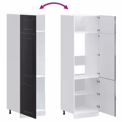 vidaXL Kitchen Cupboard Kalmar Black Engineered Wood kitchen cabinet unit - Additional view 6