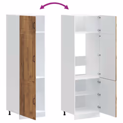 vidaXL Kitchen Cupboard Kalmar Old Wood Engineered Wood kitchen cabinet unit - Additional view 6