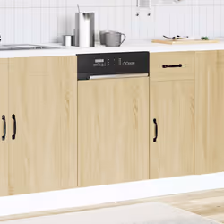 vidaXL Dishwasher PanelÂ KalmarÂ Sonoma Oak 45x1.5x67 cm Engineered Wood