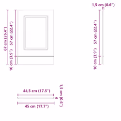 vidaXL Oven CabinetsÂ Kitchen Cabinet Oven Unit 2 pcs Lucca Engineered Wood - old wood, 1 pcs