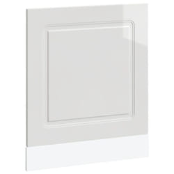 vidaXL Dishwasher PanelÂ KalmarÂ High Gloss WhiteÂ 60x1.5x67 cm Engineered Wood