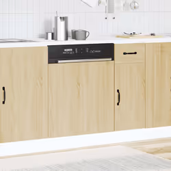 vidaXL Dishwasher PanelÂ KalmarÂ Sonoma Oak 60x1.5x67 cm Engineered Wood