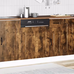 vidaXL Dishwasher PanelÂ KalmarÂ Smoked Oak 60x1.5x67 cm Engineered Wood