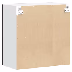 vidaXL Kitchen Wall Cabinet with Glass Door Kalmar Black Engineered Wood - Additional view 8