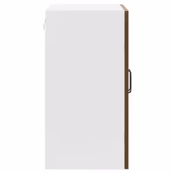 vidaXL Kitchen Wall Cabinet with Glass Door Kalmar Brown Oak Engineered Wood - Additional view 7
