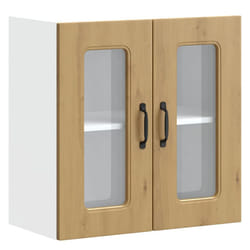 vidaXL Oven CabinetsÂ Kitchen Cabinet Oven Unit 2 pcs Lucca Engineered Wood - artisan oak, 1 pcs