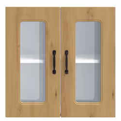 vidaXL Oven CabinetsÂ Kitchen Cabinet Oven Unit 2 pcs Lucca Engineered Wood - artisan oak, 1 pcs - Additional view 5
