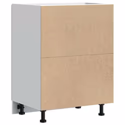 vidaXL Sink Base Cabinet Lucca High Gloss White Engineered Wood - Additional view 6