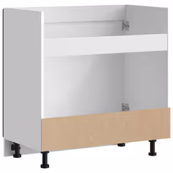 vidaXL Sink Base Cabinet Lucca Black Engineered Wood kitchen base cabinet - Additional view 6