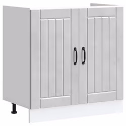 vidaXL Sink Base Cabinet Lucca Concrete Grey Engineered Wood