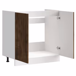 vidaXL Sink Base Cabinet Lucca Smoked Oak Engineered Wood kitchen base cabinet - Additional view 4