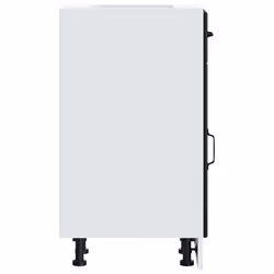 vidaXL Oven Cabinets Kitchen Cabinet Oven Unit 2 pcs Kalmar Engineered Wood - black, 30 x 46 x 81.5 cm - Additional view 5