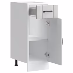 vidaXL Oven Cabinets Kitchen Cabinet Oven Unit 2 pcs Kalmar Engineered Wood - concrete grey, 30 x 46 x 81.5 cm - Additional view 4