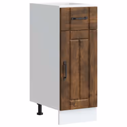 vidaXL Oven Cabinets Kitchen Cabinet Oven Unit 2 pcs Kalmar Engineered Wood - smoked oak, 30 x 46 x 81.5 cm