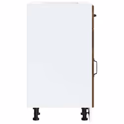 vidaXL Oven Cabinets Kitchen Cabinet Oven Unit 2 pcs Kalmar Engineered Wood - smoked oak, 30 x 46 x 81.5 cm - Additional view 5