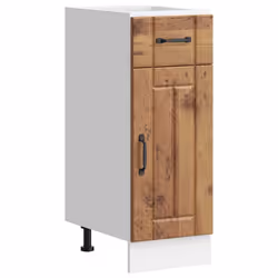 vidaXL Oven Cabinets Kitchen Cabinet Oven Unit 2 pcs Kalmar Engineered Wood - old wood, 30 x 46 x 81.5 cm