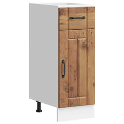 vidaXL Oven Cabinets Kitchen Cabinet Oven Unit 2 pcs Kalmar Engineered Wood - old wood, 30 x 46 x 81.5 cm