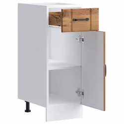 vidaXL Oven Cabinets Kitchen Cabinet Oven Unit 2 pcs Kalmar Engineered Wood - old wood, 30 x 46 x 81.5 cm - Additional view 4