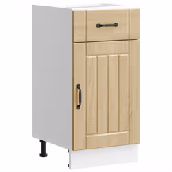vidaXL Oven Cabinets Kitchen Cabinet Oven Unit 2 pcs Kalmar Engineered Wood - sonoma oak, 40 x 46 x 81.5 cm