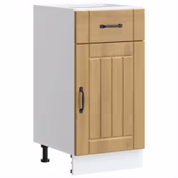 vidaXL Oven Cabinets Kitchen Cabinet Oven Unit 2 pcs Kalmar Engineered Wood - artisan oak, 40 x 46 x 81.5 cm